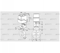 IDR32Z03A100AU/50-30W20E (88303672) Дроссельная заслонка Kromschroder