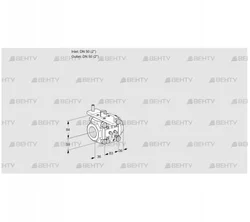 VFC350/50R05-32MMMM (88302987) Регулирующий клапан Kromschroder