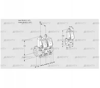 VCS2E40R/40R05NNWR/PPMM/PPBS (88105410) Сдвоенный газовый клапан Kromschroder