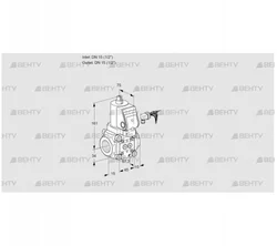 VAN115R/NQSR (88015398) Сбросной газовый клапан Kromschroder