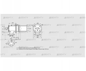 ZIC 165RM-0/235-(26)D (84246512) Газовая горелка Kromschroder