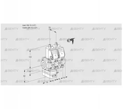 VCD1E15R/15R05D-100NWR/PPPP/PPPP (88106788) Регулятор давления Kromschroder