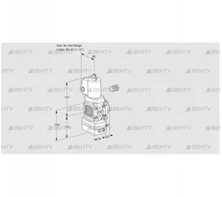 VAD2-/40R/NPGL-100A (88027513) Газовый клапан с регулятором давления Kromschroder