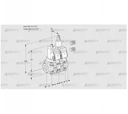 VCS1E15R/15R05NLKGR3/PPPP/PPPP (88105186) Сдвоенный газовый клапан Kromschroder