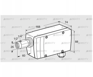 UVC 1D1G1A (84320301) УФ датчик пламени Kromschroder