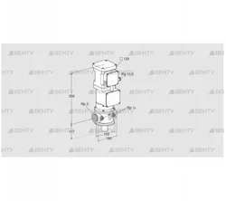 VK 50R40T5A93D (85311032) Газовый клапан с приводом Kromschroder