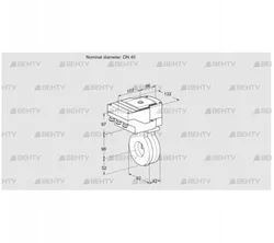 IBG40Z05/20-60W3T (88302132) Дроссельная заслонка Kromschroder