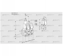 VCS2T25N/25N05LNWSR3/PPPP/PPBS (88100951) Сдвоенный газовый клапан Kromschroder