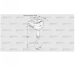 IBH80W01A/20-30Q3E (88302696) Дроссельная заслонка Kromschroder