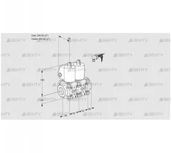 VCS3E50R/50R05NNWL3/PPPP/PPPP (88101776) Сдвоенный газовый клапан Kromschroder