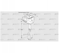 IBH40W01A/20-07Q2TR10 (88302780) Дроссельная заслонка Kromschroder