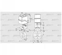 IDR125Z03D350AU/50-30H20E (88303010) Дроссельная заслонка Kromschroder