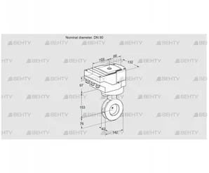 IBAF80Z05/40A2AR10 (88301661) Дроссельная заслонка Kromschroder