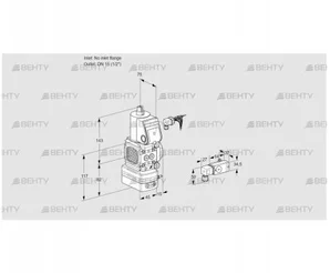 VAD1-/15R/NW-50B (88028988) Газовый клапан с регулятором давления Kromschroder