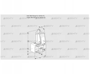 VAS1W0/NW (88018228) Газовый клапан Kromschroder