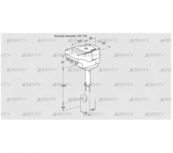 IBH100Z01A/20-30W3T (88301490) Дроссельная заслонка Kromschroder