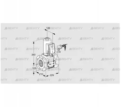 VAS8100F05NKGRE/PP/PP (88204222) Газовый клапан Kromschroder