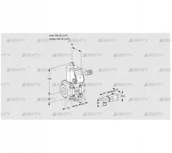 VAS120R/NW (88001919) Газовый клапан Kromschroder