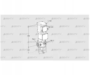 VK 50R10ZT5A93DS (85313030) Газовый клапан с приводом Kromschroder