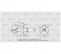 BICA 65HM-250/385-(72A)DR (84022449) Газовая горелка Kromschroder