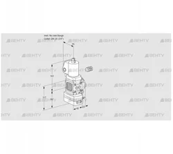 VAD1-/20R/NWGL-25A (88033951) Газовый клапан с регулятором давления Kromschroder