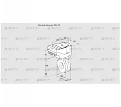 IBG65W05/40A2A (88301972) Дроссельная заслонка Kromschroder