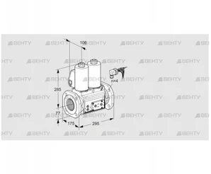 VCS665F05NNKLE/PPPP/PPPP (88207211) Сдвоенный газовый клапан Kromschroder