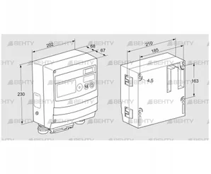 BCU465W2P3C0D0000K1E0-/LM400WF3O0E0- (88680210) Блок управления горением Kromschroder