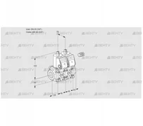 VCS1E20R/20R05NNQR3/PPPP/PPPP (88103978) Сдвоенный газовый клапан Kromschroder