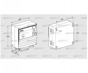 BCU460-3/1W1GBP (88613556) Блок управления горением Kromschroder