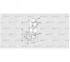 VK 100F10T5A93DSF (85315413) Газовый клапан с приводом Kromschroder