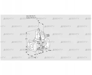 VAS350F/NWGR (88011165) Газовый клапан Kromschroder