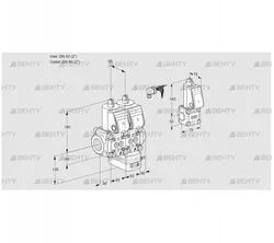 VCG3E50R/50R05NGEQR/PPPP/PPZS (88101905) Клапан с регулятором соотношения Kromschroder