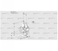 VAH1E25R/15R05HEVWR/PP/PP (88102350) Клапан с регулятором расхода Kromschroder