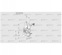 VAG2-/40R/NWAE (88021503) Газовый клапан с регулятором соотношения Kromschroder