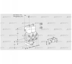 VCD2E40R/40R05D-100NWSL3/PP1-/PPPP (88100374) Регулятор давления Kromschroder