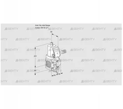 VAS3-/50R/NKGR (88015024) Газовый клапан Kromschroder