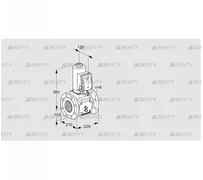 VAS8T100A05NKGRB/MM/PP (88204764) Газовый клапан Kromschroder