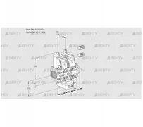 VCG2E40R/40R05FNGEVWR3/PPPP/PPPP (88100674) Клапан с регулятором соотношения Kromschroder