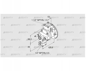 TJ28.0025-A1AMATNA9D2FSB0 (85401057) Газовая горелка Kromschroder