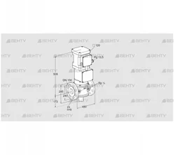 VK 150F15T5HG93S2 (85317175) Газовый клапан с приводом Kromschroder