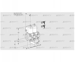 VCD1E15R/15R05ND-100WL5/PPPP/PPPP (88106782) Регулятор давления Kromschroder