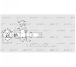 BIC 125RM-200/235-(14)E (84034036) Газовая горелка Kromschroder