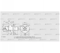 BIO 65HB-500/435-(34)E (84014054) Газовая горелка Kromschroder