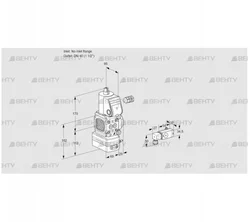 VAD2-/40R/NW-100A (88026353) Газовый клапан с регулятором давления Kromschroder