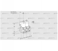 VCS3E50R/50R05NNWL/PPPP/PPPP (88106007) Сдвоенный газовый клапан Kromschroder