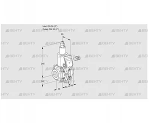 VAS350R/LY (88017867) Газовый клапан Kromschroder