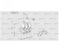 VCS2E40R/32R05NLWR/2-PP/PPPP (88103507) Сдвоенный газовый клапан Kromschroder