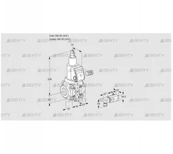 VAS120R/LWGR (88015412) Газовый клапан Kromschroder