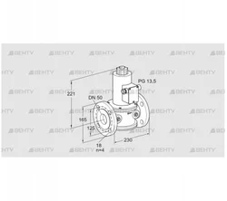 VG 50/39F10NT33 (85261160) Запорный газовый клапан Kromschroder